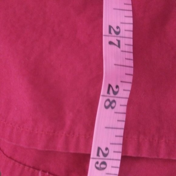 Bobbie Brooks Red Moose Stitching Long Sleeve Button Front Shirt Women's 26/28W - Picture 5 of 5